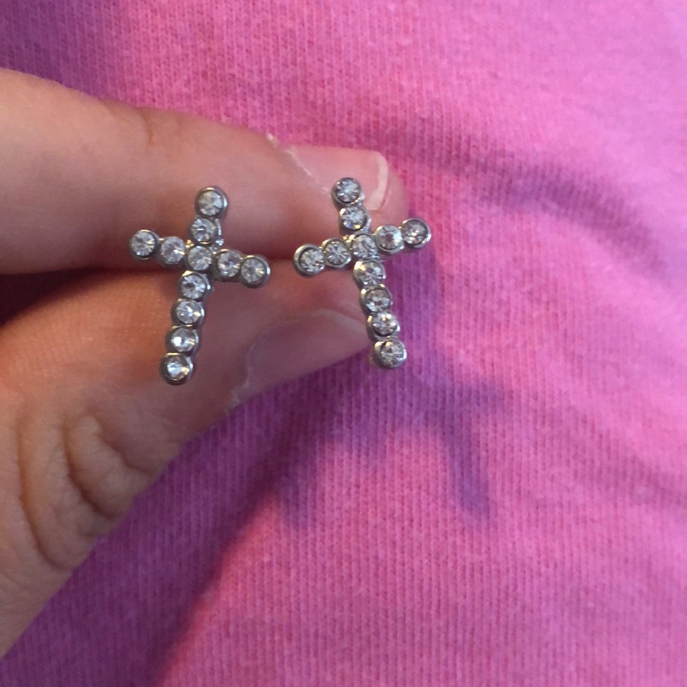 cross earrings
